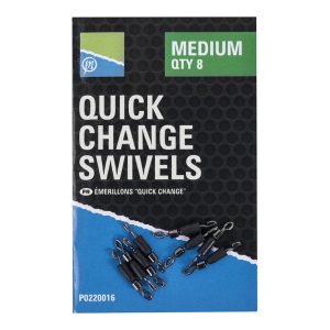 Preston Diamond Eye Match Swivels – 20 Tönnchenwirbel