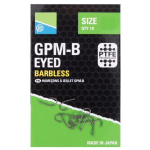 Preston Gpm-B Hooks Eyed – 10 Stipphaken