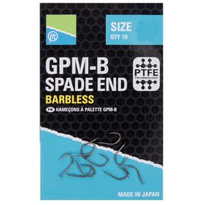 Preston Gpm-B Hooks Spade End – 10 Stipphaken