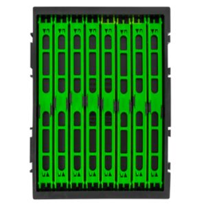 Preston Interlok Winder Tray 26cm Green – 8 Montagenaufwickler