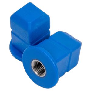 Preston Offbox Quick Release Inserts Blue – 2 Adapter für Sitzkiepe