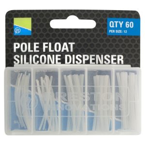 Preston Pole Float Silicone Dispenser – 60 Silikon Posenschläuche