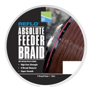 Preston Reflo Absolute Feeder Braid – 150m geflochtene Angelschnur