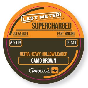 Prologic Supercharged Hollow Leader 7m 50lbs Camo Brown Vorfachschnur