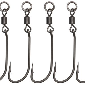 Prologic Swivel Hook LS – 5 Karpfenhaken mit Wirbel