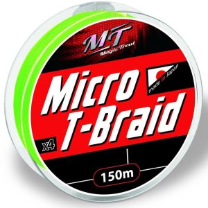 Quantum Magic Trout Micro T-Braid 150m fluo grün – geflochtene Schnur