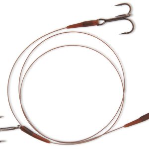 Quantum Mr Pike Bottom Rig Leader 60cm 13,6kg 2 Drillinge – Hechtrig