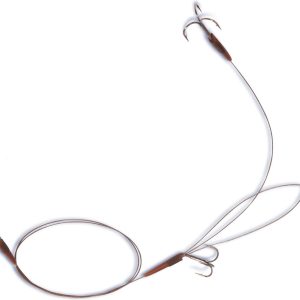Quantum Mr Pike Long Cast Leader 60cm 13,6kg 2 Haken – Stahlvorfach