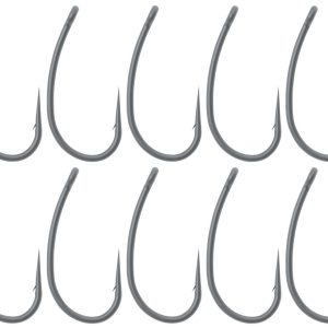 RidgeMonkey Ape-X Curve Barbed – 10 Karpfenhaken