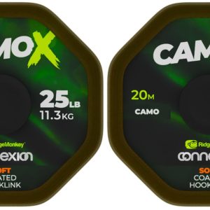 RidgeMonkey CamoX Soft Coated Hooklink – 20m Vorfachschnur