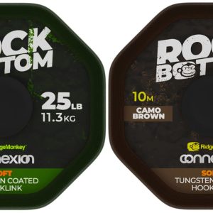 RidgeMonkey Rock Bottom Soft Coated 25lb – 10m Vorfachschnur