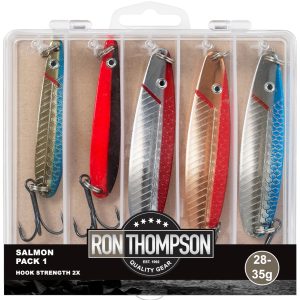 Ron Thompson Salmon Pack 1 + Box 28-35g – 5 Blinker