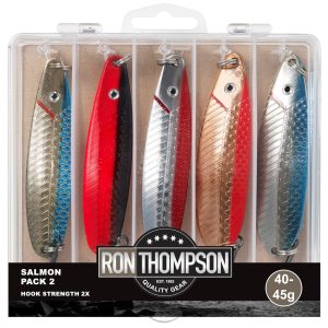 Ron Thompson Salmon Pack 2 + Box 40-45g – 5 Blinker