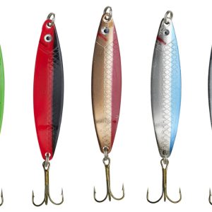 Ron Thompson Slim Pack 5 + Box 45g – 5 Meerforellenblinker