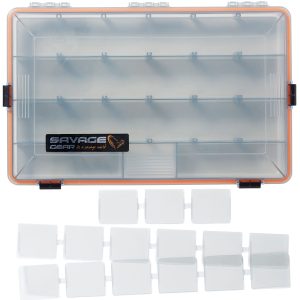 Savage Gear 35,5x23x5cm WP Lurebox 5B Smoke – Kunstköderbox