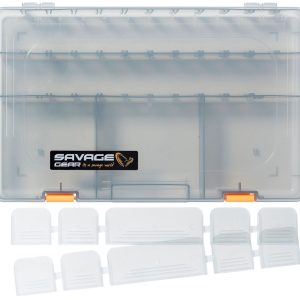 Savage Gear 36×22,5x5cm Lurebox Smoke – Kunstköderbox