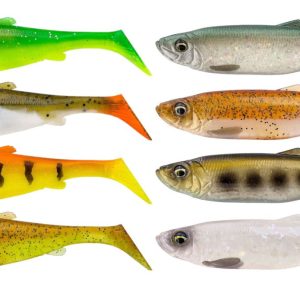 Savage Gear 3D Herring Mix – 4 Gummifische im Set
