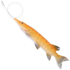 Savage Gear 3D Line Thru Pike Hecht Gummifisch Albino Pike (20cm-66g/30cm-210g)
