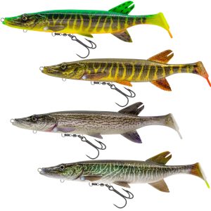 Savage Gear 3D Pike Shad 20cm 65g SS – montierter Gummifisch