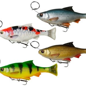 Savage Gear 4D Line Thru Pulse Tail Roach – Gummifisch