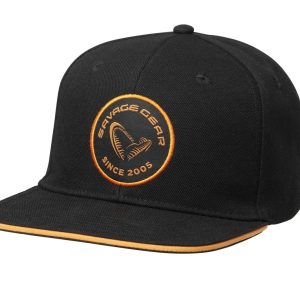 Savage Gear Badge Flatbill Cap Black Orange – Angelcap