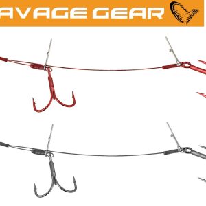 Savage Gear Carbon 49 Double Stingers – 2 Angsthaken