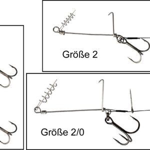 Savage Gear Cork Screw Shad Spin Rig für Gummifische