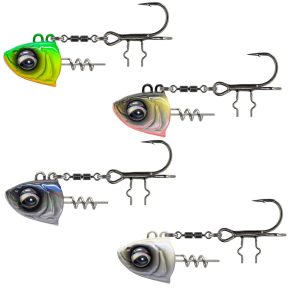 Savage Gear Monster Vertical Heads – 1 Jigkopf für Gummiköder