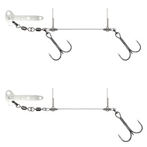 Savage Gear Pro Peg Blade Rig 23kg 0,78mm – 2 Gummifischsysteme