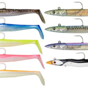 Savage Gear Sandeel V2 27,5cm 275g Big Game – 2 Shads + 1 Jigkopf