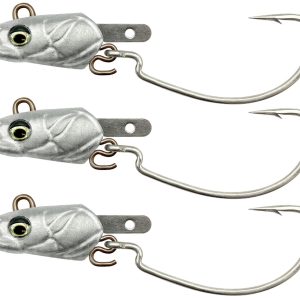 Savage Gear Sandeel V2 Jighead Weedless – 3 Jigköpfe