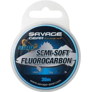 Savage Gear Semi Soft Fluorocarbon Seabass – 30m Schnur