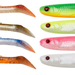 Savage Gear Slender Scoop Shad – 4 Gummifische