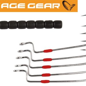 Savage Gear Slug Offset Hook Salt – 5 Salzwasserhaken + Tungstengewichte