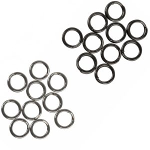 Savage Gear Stainless Splitring Mix Forged – 20 Sprengringe