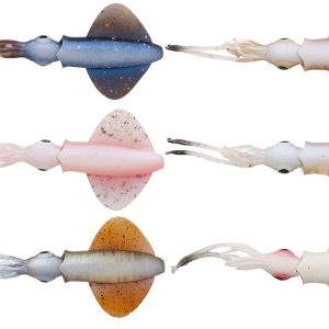 Savage Gear Swim Squid 50 LRF 5cm 0,8g – 5 Gummi Tintenfische