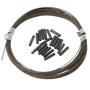 Seika Pro Vorfach 7×7 mit Klemmhülsen – 5m Stahlvorfach + 20 Hülsen