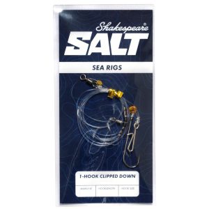 Shakespeare 1-Hook Clipped Down Size 3/0 Vorfach – Brandungsvorfach