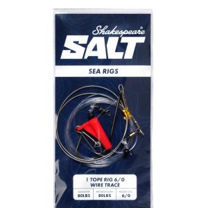 Shakespeare 1 Tope Rig 6/0 Wire Trace Vorfach – Brandungsvorfach