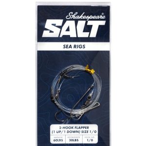Shakespeare 2-Hook Flapper 1 Up/1 Down Size 1/0 – Brandungsvorfach