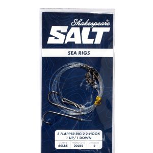 Shakespeare 5 Flapper Rig 2 2-Hook 1 Up/1 Down – Brandungsvorfach