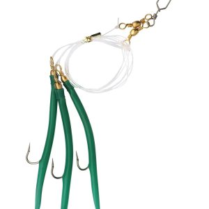 Shakespeare Gummi Makk Rig 5/0 Green Vorfach – Pilkvorfach