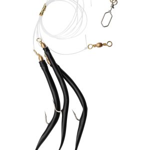 Shakespeare Gummi Makk Rig 8/0 Black Vorfach – Pilkvorfach