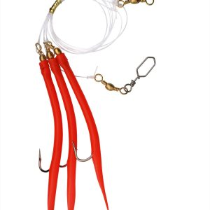 Shakespeare Gummi Makk Rig 8/0 Red Vorfach – Pilkvorfach