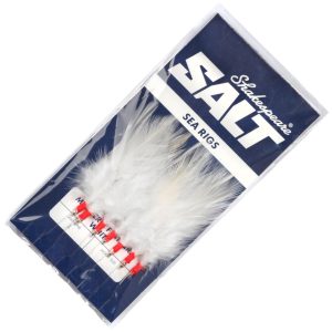 Shakespeare Salt Rig Mackerel Feathers White – Makrelenvorfach