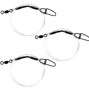 Skeater Fluorocarbon Pike Leaders – 3 Vorfächer zum Raubfischangeln