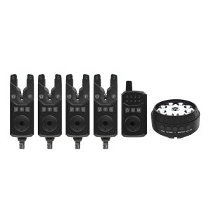 Sonik SKS2 Alarm Set 4+1 + Bivvy Lamp – Bissanzeiger Set