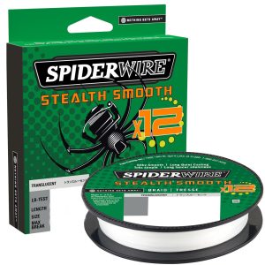 SpiderWire Stealth® Smooth 12 Braid Translucent – 150m geflochtene Angelschnur