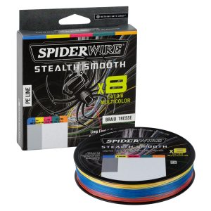 SpiderWire Stealth Smooth 8 Multi Color – 300m geflochtene Angelschnur