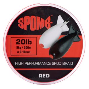 Spomb braid 0.18mm 9kg 20lb Red – 300m geflochtene Angelschnur